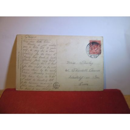 C. TWELVETREES. TURBULENCE IN TIME OF PEACE used antique postcard 1920 pm =