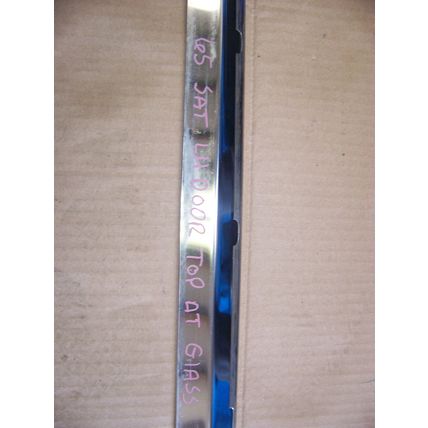 1965 PLYMOUTH SATELLITE 2D HT FRONT DOOR TOP EDGE TRIM LH OEM