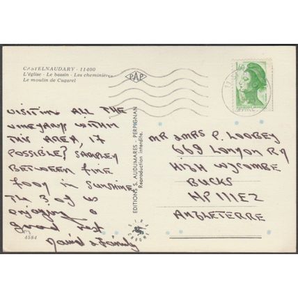 Souvenir de Castelnaudary, 1963 - Audumares CPSM