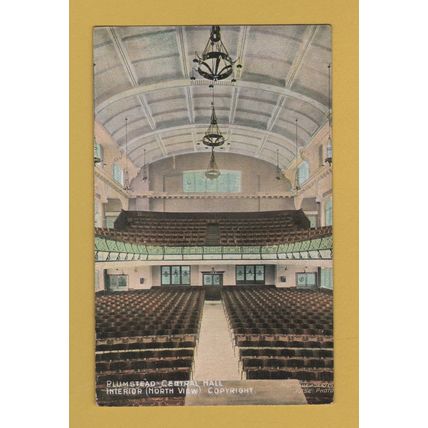 Plumstead - Central Hall Interior (North View) - Postally Used - ?? ? 1906