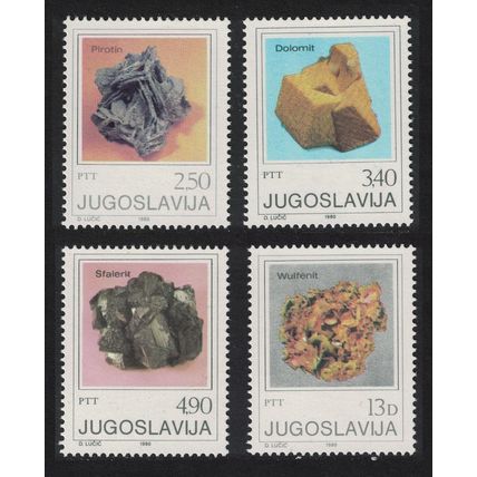 Yugoslavia Crystals 4v 1980 MNH SG#1945-1948