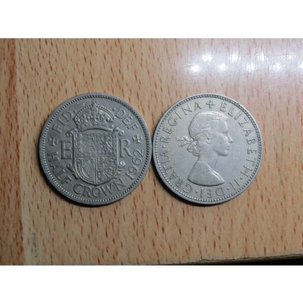 GB 1962 Elizabeth II Half Crown Coin
