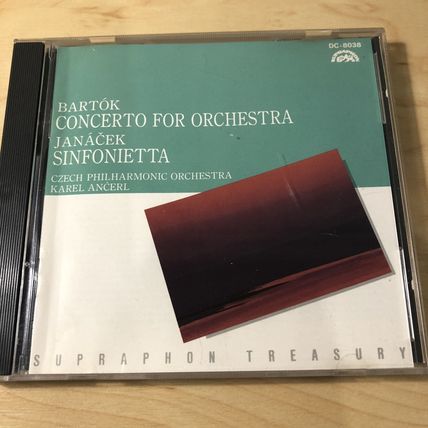 Bartok concerto for orchestra, Janacek Sinfonietta CD