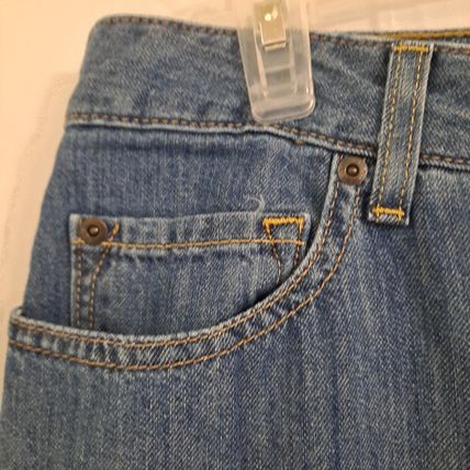 Women's LL BEAN Classic Fit Denim Blue JEANS pants Size 18 Reg High Rise