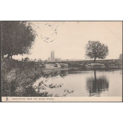 Gloucester from the River Severn, Gloucestershire, 1904 - Tuck's Postcard