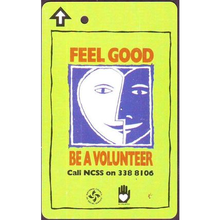 Feel Good Be A Volunteer~NCSS S'pore Transitlink Train/Bus Card