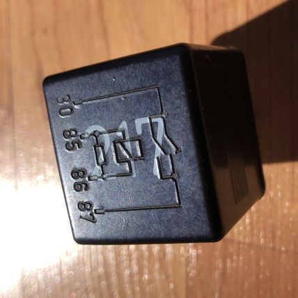 Volkswagen VW Audi Relay 443951253S OEM #217 Black D2