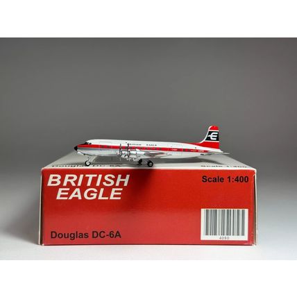 DOUGLAS DC-6A BRITISH EAGLE REG: G-APSA WITH ANTENNA - JC WINGS JC4080 1/400