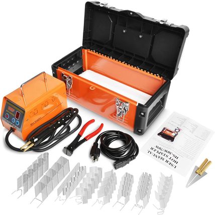 Plastic Welder Repair Machine Kit, 5-Level Adjustable Power, Bumper Plastic Repa