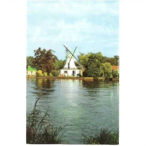 Horning, Norfolk - Windmill & River Bure - postacrd 1970s