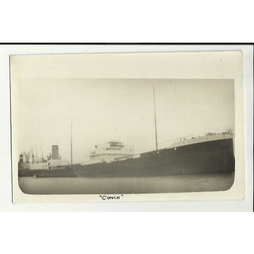 Anglo-Saxon Petroleum Co. MV CONCH Postcard