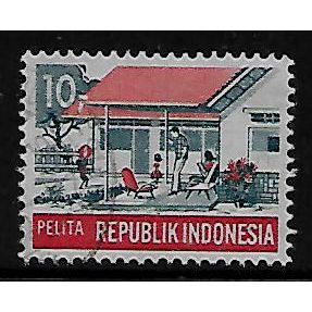 INDONESIA 1969 FIVE YEAR DEVELOPMENT PLAN 10R MODERN FAMILY SG 1240 FINE USED#2