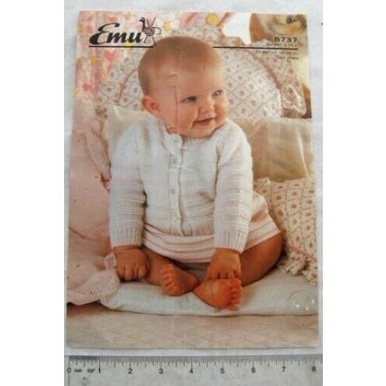 Vintage: Emu 8737 cardigan 3 ply