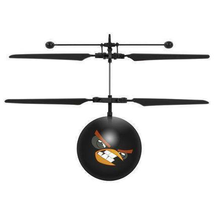 Rovio Licensed Angry Birds Bomb IR Flying UFO Helicopter Ball