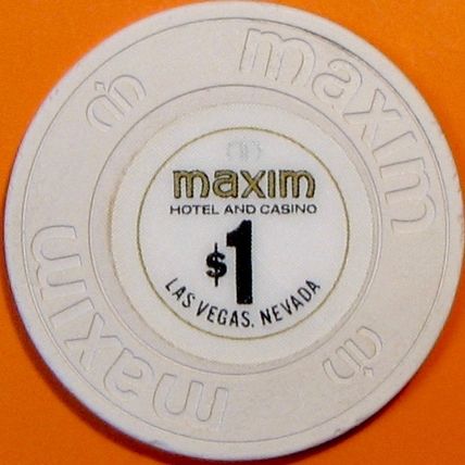 Maxim. $1 Casino Chip. Las Vegas, NV. T79.