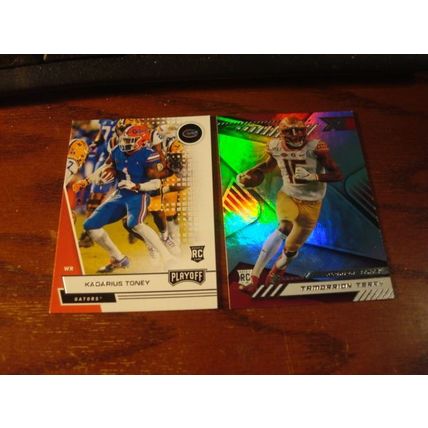 2021 Panini, 7-Rc Cards, Stars, TONEY/COLLINS, ++