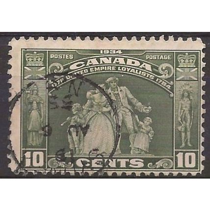 Canada 1934 SG333 10c Olive-Green Fine Used ..