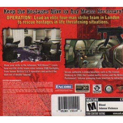 Operation: Hostage Rescue (PC-DVD, 2007) Windows 2000/XP/Vista -NEW in Jewel Box