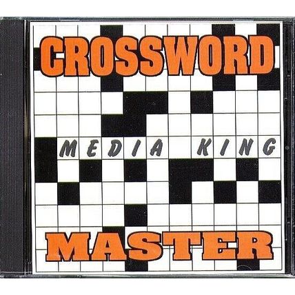 Media King CROSSWORD MASTER (PC-CD, 1996) - NEW in Jewel Case