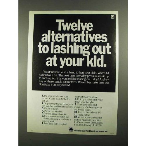 1988 National Committee Prevention of Child Abuse Ad