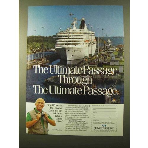 1988 Princess Cruises Ad - The Ultimate Passage