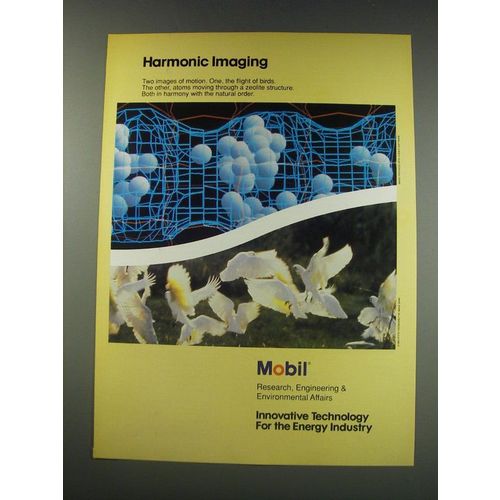 1991 Mobil Oil Ad - Harmonic imaging