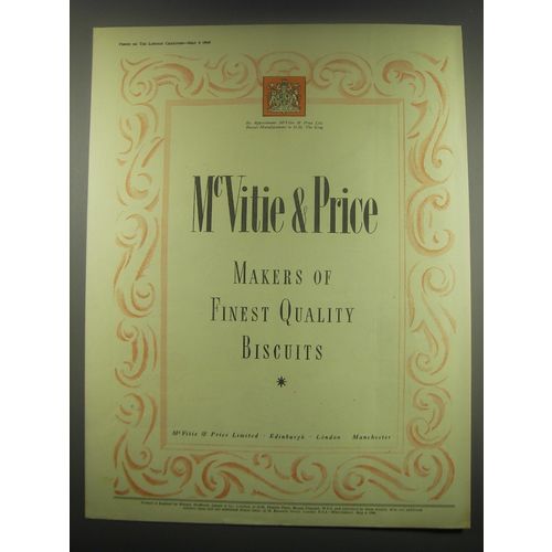 1949 McVitie & Price Biscuits Ad