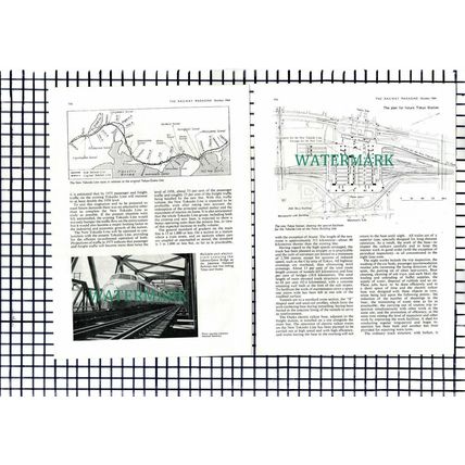 Japan High Speed Railway New Tokaido Line - 1964 Article