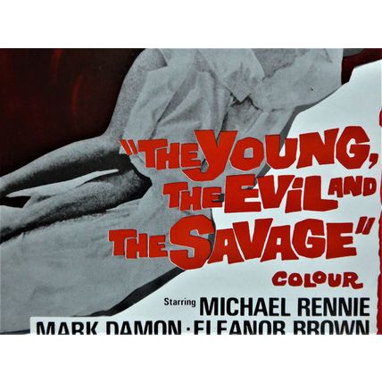 EYES OF HELL / Young, Evil, Savage, The (1961) vintage UK press book