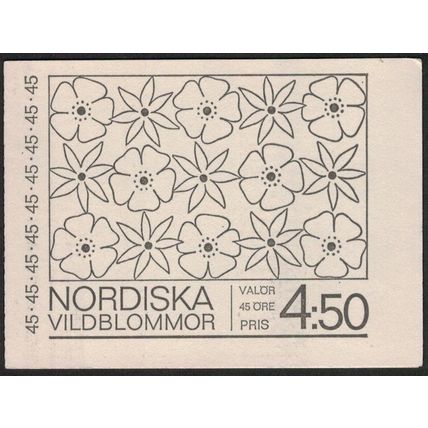 Sweden - Booklet: Facit #H205A Vildblommor