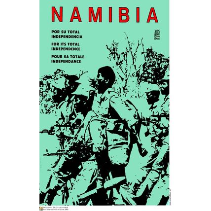Political POSTER.Set of 5.Namibia Solidarity Propaganda.Africa.Anti-Apartheid