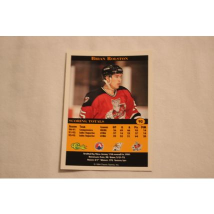 Brian Rolston 1994 Classic Pro Prospects NO. 90