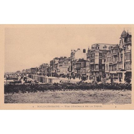 Malo De Bains Vue De La Vigue Antique French Postcard