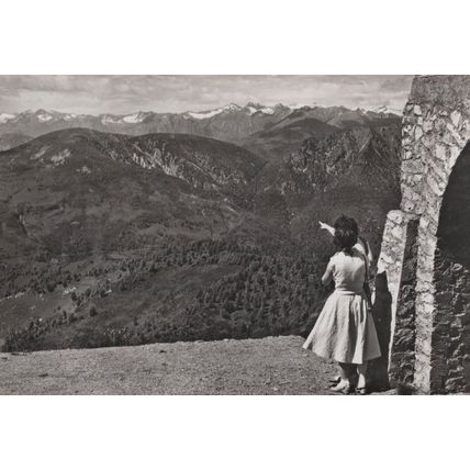 Segglovia Del Monte Lema Italian Tourists Real Photo Postcard