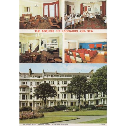 The Adelphi St Leonards On Sea Sussex 2x Postcard s