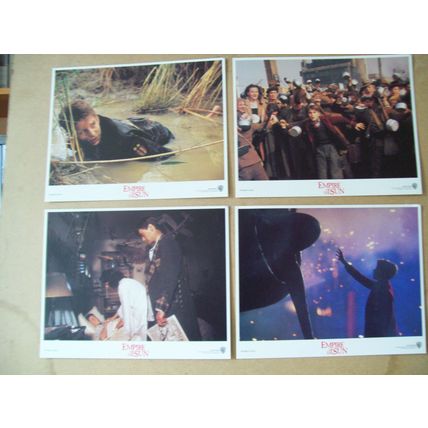 Cinema EMPIRE OF THE SUN Christian Bale, John Malkovich Lobby Card Set (8)