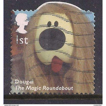 GB 2014 QE2 1st Classic Children's TV ' Dougal ' used SG 3554 ( M795 )