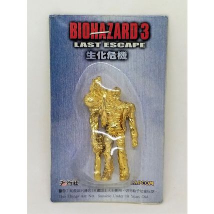 BIOHAZARD 3 William Birkin G1 GOLD Metal Figure - Hong Kong Comic Resident Evil
