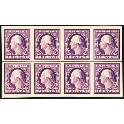 483, 3¢ Mint Superb NH Line Block of Eight Stamps Cat $200.00 - Stuart Katz