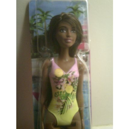 Barbie doll beach wear Brunette new