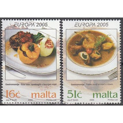 Malta 2005 Michel 1398 - 1399 Neuf ** Cote (2006) 4.50 € Europa CEPT Gastronomie