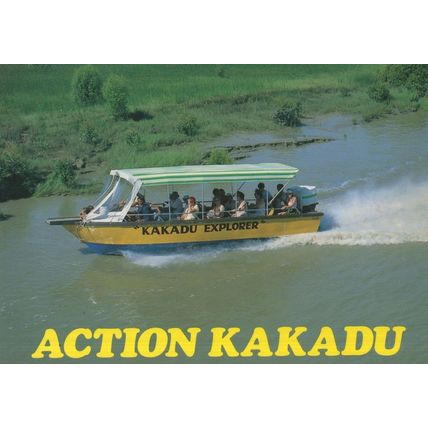 Kakadu Explorer Speedboat Tourist Guided Boat Trips Australia Postcard