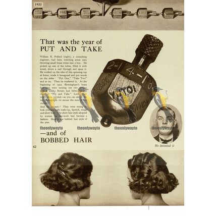 Spinning Tops & Bobbed Hair, 1922, Book Illustration, 1938