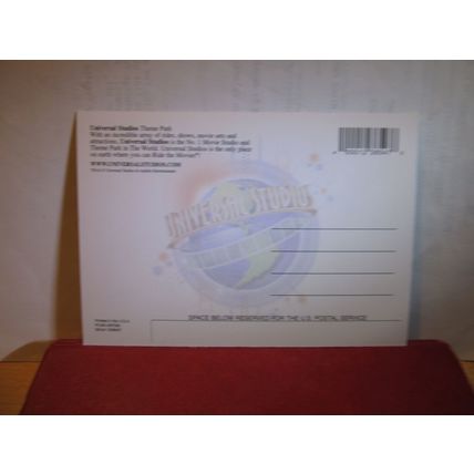 E.T., EXTRA-TERRESTRIAL, UNIVERSAL STUDIOS, FLORIDA. USA unused postcard =