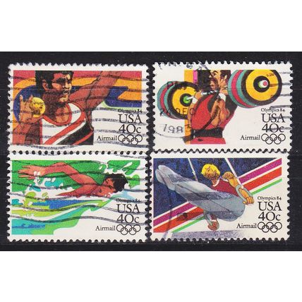 USA [1983] MiNr 1622-25 ( O/used ) [02] Olympiade Satz A