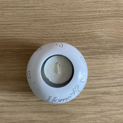 HOME candle holder with candle