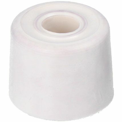RUBBER DOOR STOP Black/White/Silver Long Wedge Buffer Stopper Jammer Jam Stopper