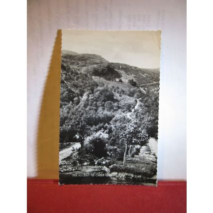 THE ASCENT OF CADER IDRIS, SNOWDONIA, WALES used postcard RP 1962 pm =