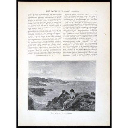 LOVE’S YOUNG DREAM 1893 James Clarke Hook PRINT