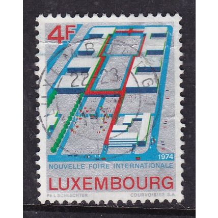 Luxembourg 1974 International Fair 4f Fine Used SG 929 VGC